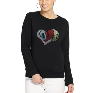 Prix de gros, sweat-shirt en strass pour femmes fabriqué au Pakistan, sweat-shirt léger en strass pour femmes - Product Image 1