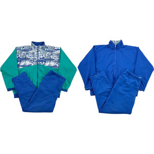Ensemble de survêtement athlétique pour homme, veste et pantalon personnalisables, contrôle de l'humidité, respirant, idéal pour la gym et les sports - Product Image 1