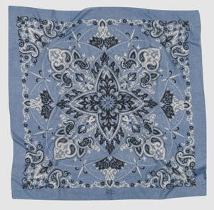 Pañuelo bandana cuadrado de diseño personalizado para mujer, estilo de moda para las cuatro estaciones, accesorios para el cabello hechos a mano, venta al por mayor desde Delhi - Product Image 6