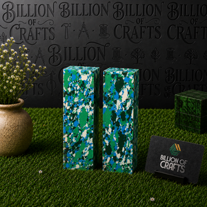 Premium Recone Stone Block <b>Multicolor</b> Composite Blank Eco-Friendly Dishwasher Safe for Knife Handles <b>Pen</b> Turning & Custom Crafts - Product Image 6