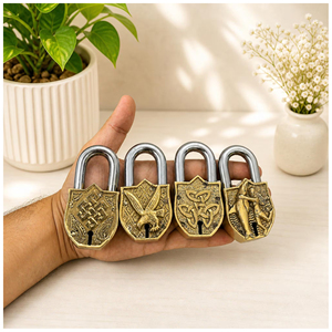 Premium Brass & Steel <b>Padlock</b> Superior Quality Heavy Duty Security Lock Weather Resistant Door Gate Storage Industrial Hardware - Product Image 5