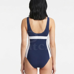 Traje de Baño Deportivo para Mujer, de Una Pieza, Personalizado, de Secado Rápido, Tejido Elástico, para Playa, Piscina, Entrenamiento Deportivo - Product Image 4
