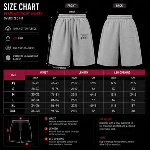 Shorts de survêtement Bermuda pour homme en molleton de coton 400 GSM, coupe ample, longueur longue, en French Terry, jambe large - Product Image 6