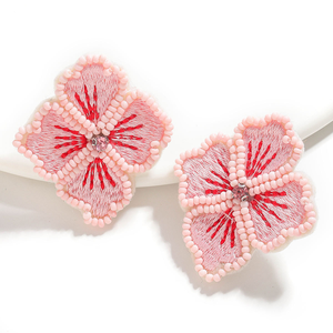 Nouvelle Collection 2025 : Élégante et Polyvalente, Perles Bohèmes Fleur Rose pour Femme, Perles de Riz et Strass, Cadeaux par MULTI CRAFT - Product Image 3