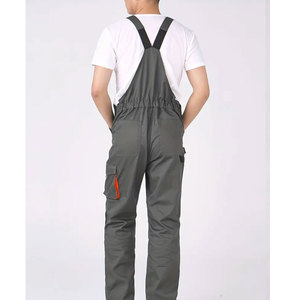 Combinaison de travail haute visibilité en polyester imperméable avec bandes réfléchissantes, respirante, uniforme de sécurité certifié CE/EU, résistante aux perforations - Product Image 5