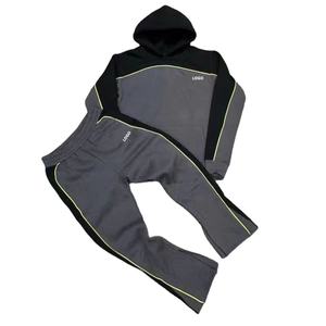 Sweats à capuche personnalisés avec ensemble 100% coton sweat à capuche surdimensionné et joggers ensemble sweat à capuche vintage délavé pour hommes - Product Image 4