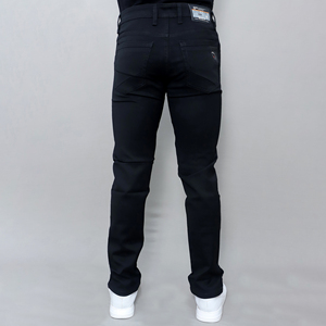 Jeans noirs extensibles pour hommes Gex, taille mi-haute, nouveau style, vente en gros sur mesure - Product Image 4