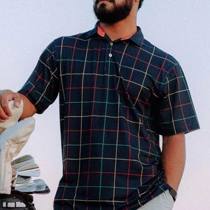 ออกแบบเสื้อโปโลซับลิเมชั่นของคุณเอง เสื้อโปโลผู้ชายใส่สบาย ระบายอากาศได้ดี แฟชั่นฤดูร้อน แขนสั้น คุณภาพสูงสำหรับผู้ใหญ่ - Product Image 3