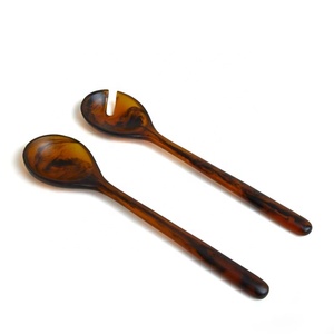 Resin Salad Servers Set 2 Salad Tools Handmade Unique Ketchenwar Dishwasher Safe <b>Microwave</b> Safe Oven Safe Custom Color Size - Product Image 6