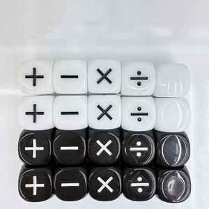 20pcs Love Theme <b>dice</b> Carved Gemstone <b>Dice</b> with Bag for Tabletop Games Christmas Engraving Eco-friendly - Product Image 1