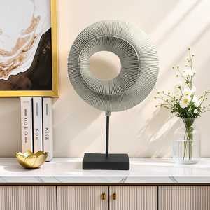 48.5cm H X 10cm W X 30.5cm L Modern Aluminium <b>Figure</b> Sculpture Handmade Eco-Friendly Tabletop Art Decor for Home Office - Product Image 4