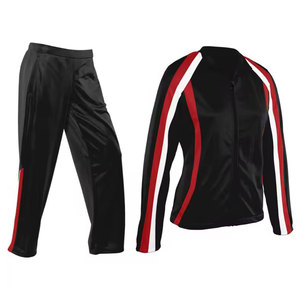 Traje de calentamiento ligero para animadoras, tela elástica, ajuste cómodo para práctica y entrenamiento en equipo. - Product Image 1