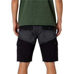 Nouvel Arrivage Produit Phare : Short Bermuda en Jean de Coton Délavé Foncé pour Homme, Taille Mi-Haute, Style Décontracté - Product Image 2