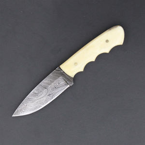 Cuchillo de caza de acero de Damasco hecho a mano de alta calidad, personalizado, con mango de madera, tipo Skinner, de 4 pulgadas, ¡muy vendido! - Product Image 6