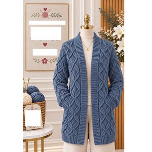 Suéteres 100% acrílico o algodón, calibre 12, para mujer, los más modernos, informales, para la temporada de invierno, proveedor de Bangladesh. - Product Image 1