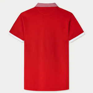 Vente en gros usine – Polos pour hommes brodés avec logo personnalisé, 100 % coton respirant, style décontracté – Promotion - Product Image 4
