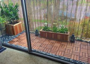 Baldosas de Madera para Exterior Viet Wood Vietnam Acacia, Impermeables, Antideslizantes, Encajables, Diseño Contemporáneo, Bajo Mantenimiento, Acabado Mate 5+ - Product Image 6