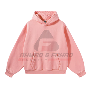 Sweat-shirts à capuche oversize vintage style hip-hop pour hommes, coupe ample, imprimés, effet délavé, en tissu épais, par A & F INDUSTRY - Product Image 4