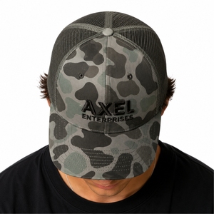 Gorra Trucker Unisex de Camuflaje con Bordado Personalizado, Malla Transpirable, Diseño Ligero y Cómodo - Product Image 5