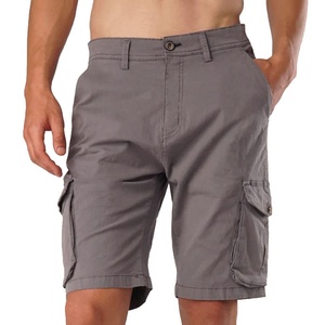 Eco-friendly Breathable High Quality Solid <b>Colour</b> Men Cargo Shorts Solid durable style Pockets Breathable Men Cargo Short - Product Image 2