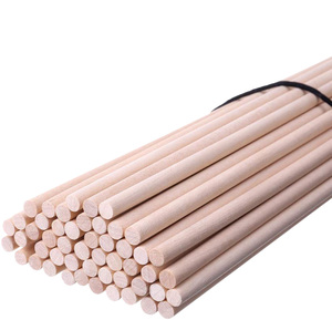 Multi-Purpose Polished Durable Wooden Dowel Sticks Assorted Sizes Custom Length Diameter for Craft Design Projects - Product Image 1