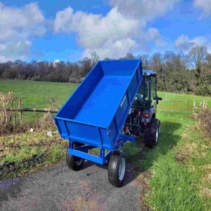 Nouvelle remorque agricole motorisée basculante Avant, niveau de sécurité élevé, garantie 1 an, capacité de 350 kg, composants moteur robustes - Product Image 2