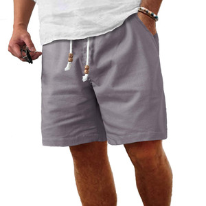 Shorts personnalisés pour hommes 100% coton, design vintage délavé à l'acide, appliqué brodé, streetwear, joggers décontractés pour hommes - Product Image 1