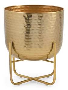 Maceta pequeña con Base de hierro de primera calidad, macetas de último estilo para el hogar, jardín, banquetes, Salas, decoración de suelo - Product Image 4