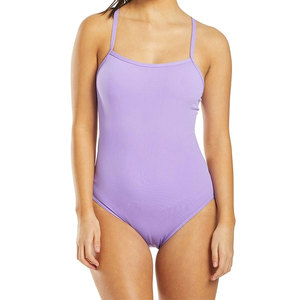 Maillot de bain une pièce pour femme, bretelles réglables, séchage rapide, écologique, logo frontal, tenue de natation tendance pour la plage et la piscine, vente en gros personnalisée - Product Image 1