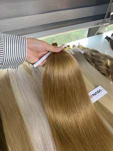 Extensions de cheveux vierges humains vietnamiens en vrac avec des extrémités super doublement tirées, couleur brun chaud chez Nasa Hair Company - Product Image 3