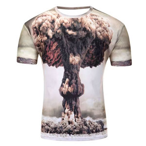เสื้อยืดแขนสั้นผู้ชาย คอกลม สไตล์ลำลอง พิมพ์ลายภาพถ่าย ผ้าถัก ทรงปกติ พิมพ์ลายแบบซับลิเมชั่น - Product Image 3