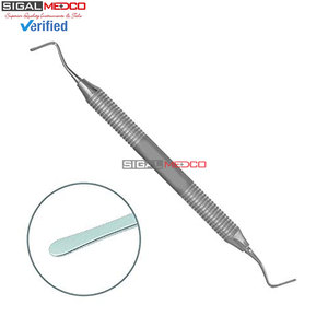 Instrumento Dental de Precisión con Mango de Acero Inoxidable para Retracción Gingival y Empacado de Cordón Gingival, de Doble Extremo - Product Image 5