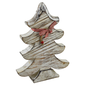 Natural Wood Standing Christmas Tree <b>Decoration</b> Festive <b>Winter</b> <b>Wonderland</b> Nordic Ornament Gift for Friends and Family - Product Image 5