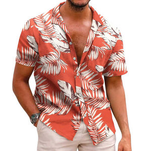 Traje de baño de playa para hombre de alta calidad al por mayor, camiseta tipo traje de baño, pantalones cortos, conjunto de ropa de playa con estampado personalizado para hombre - Product Image 2
