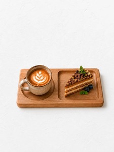 Wooden Rectangle <b>Storage</b> <b>Tray</b> 1 Compartment Modern Luxury Design Dishwasher Safe for Kitchen/Living Room Use Multifunctional - Product Image 1