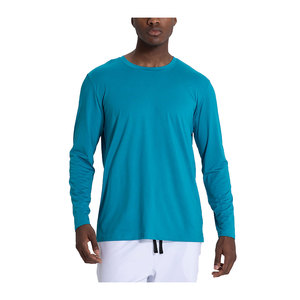 T-shirts unisexes personnalisés à manches longues en coton pour hommes, coupe ample, col rond, streetwear, tissu doux, automne-hiver - Product Image 3