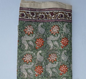 Wholesale Hand Block Printed Lightweight Breathable Long Cotton <b>Sarong</b> Pareo Floral Beach Wrap Gift For Women Boho Bikini Cover - Product Image 1