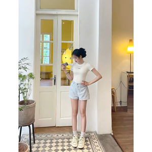 Meilleur prix – Short décontracté kaki taille haute respirant et ample pour femme – Fabricant vietnamien – Échantillon gratuit - Product Image 3