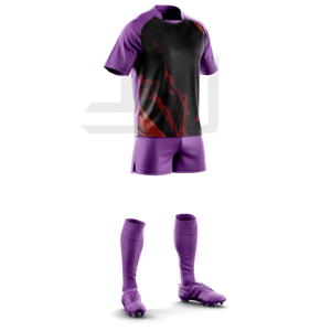 Maillot de football américain JAMEZ SPORTS de haute qualité avec broderie 3D personnalisée du nom de l'équipe, 100% polyester, coupe-vent, écologique, col en V - Product Image 1