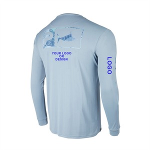 เสื้อเชิ้ตตกปลาผู้ชายสีพื้น ระบายอากาศ ป้องกันรังสียูวี SPF สำหรับกิจกรรมกลางแจ้ง ป้องกันรังสียูวีได้ตามสั่ง - Product Image 3