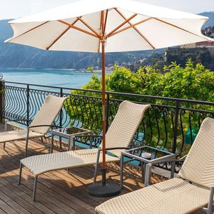 Base per Ombrellone da Esterno in Resina da 49 Libbre, Resistente e Impermeabile - Product Image 2