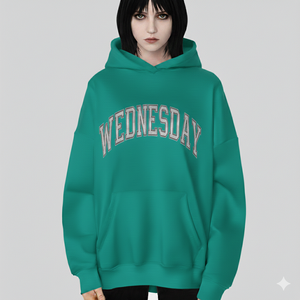 Sudadera con Capucha de Hombros Caídos, Ajuste Holgado, Estilo Urbano Moderno, Ropa Cómoda para Invierno, Proveedor - Product Image 1