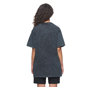 Camiseta Oversize de Algodón 100% de Alta Calidad con Lavado Ácido para Hombre, Estilo Casual Urbano, Camisetas Lavadas al Ácido para Chico - Product Image 4