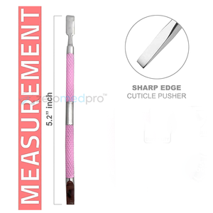 อุปกรณ์ดันหนังกำพร้าเล็บ สแตนเลสสตีล สำหรับทำเล็บมืออาชีพ ทำความสะอาดหนังกำพร้าอย่างมืออาชีพ - Product Image 2