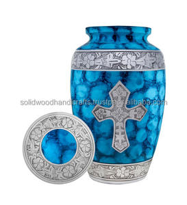 Urnes funéraires en laiton décoratives de haute qualité, faites à la main, pour hommes et femmes. - Product Image 1