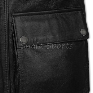 Chaquetas de Cuero Genuino con Cierre, Transpirables, de la Mejor Moda, de Pakistán, Cómodas y de Buena Calidad para Mujer - Product Image 6