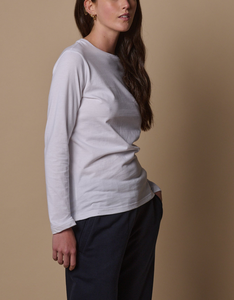 Camiseta de Mujer con Diseño de Logotipo Personalizado, 100% Algodón, 180 GSM, Manga Larga, Estilo Casual, Opciones Multicolores, Fabricación OEM, Venta al Por Mayor - Product Image 5