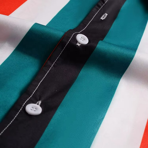 Nuevo Diseño al por Mayor, Camisas Hawaianas de Popelina de Poliéster con Estampado de Moda para Hombre, Camisas de Manga Corta para Verano, Playa, Aloha - Product Image 4