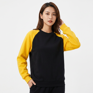 เสื้อสเวตเชิ้ตผู้ชายสีดำเหลือง แขนเสื้อแบบแร็กแลน คอกลม ถักทอ สวมใส่สบาย สีพื้น ทรงปกติ สไตล์ฤดูใบไม้ร่วง - Product Image 6