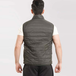 Chaqueta Deportiva de Invierno Transpirable, con Cuello Alto, Sin Mangas, Acolchada, de Lona de Alta Calidad, con Logotipo Personalizado, OEM, Venta Caliente - Product Image 4